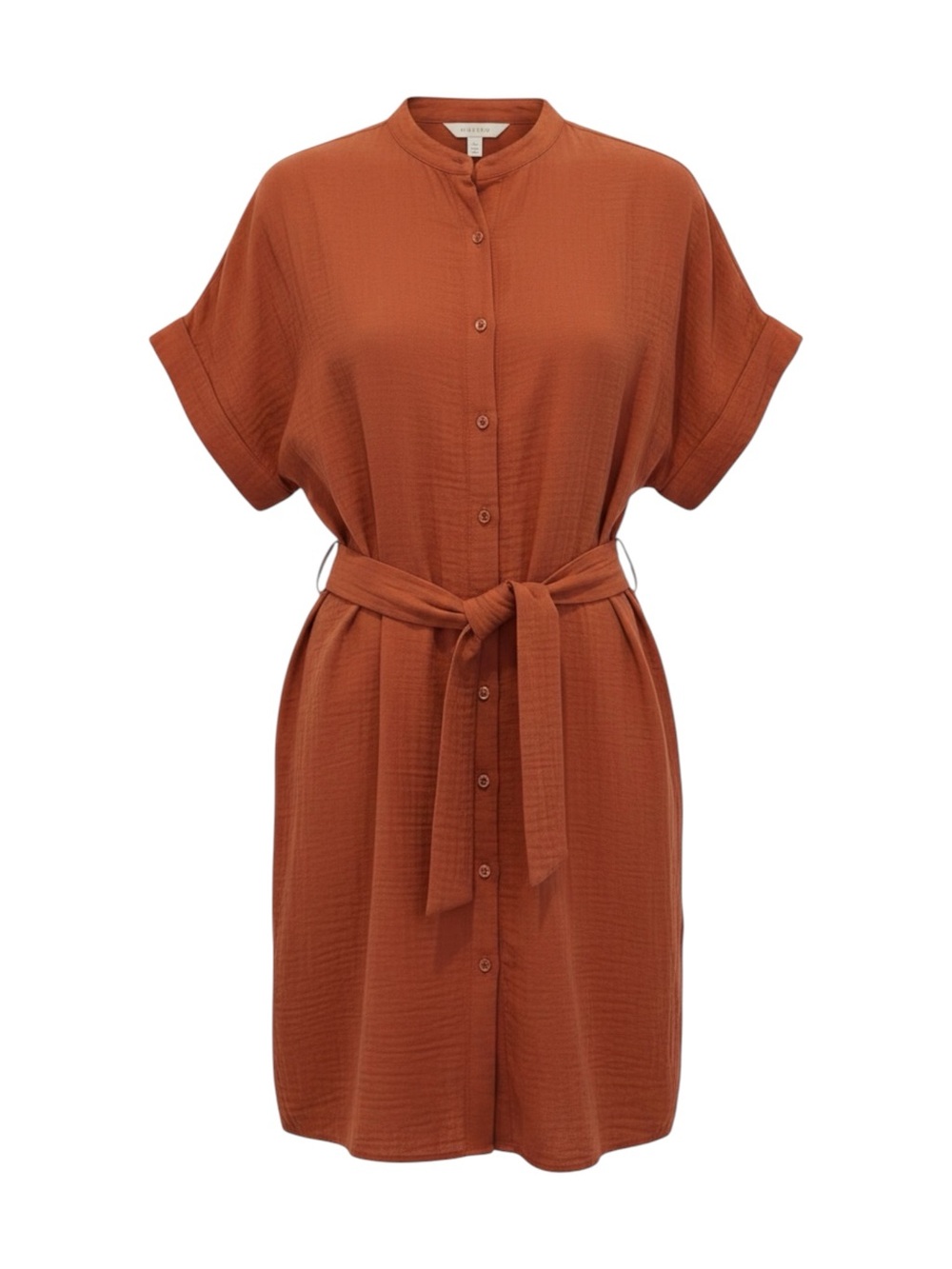 Wilfred Free Aritzia Tahoe Copper Red Rouge Curve Oversized Relaxed Dress XS